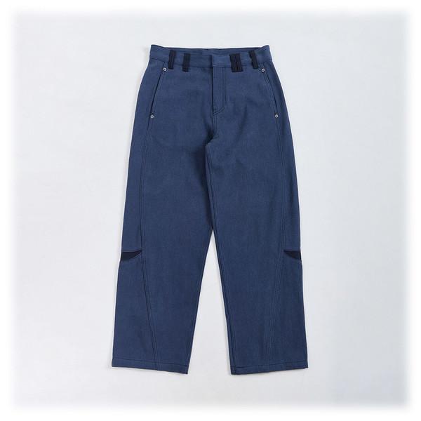 CRESCENT COTTON PANTS (NAVY)