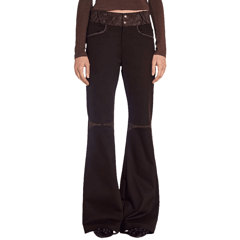 [RUNWAY TICKET] Western Vintage High-quality Bootcut Pants - RUNWAY TICKET | 리켓