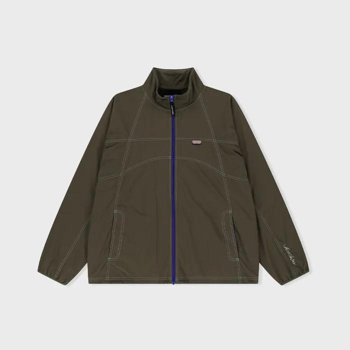 Y.E.S Nylon Track Jacket Khaki