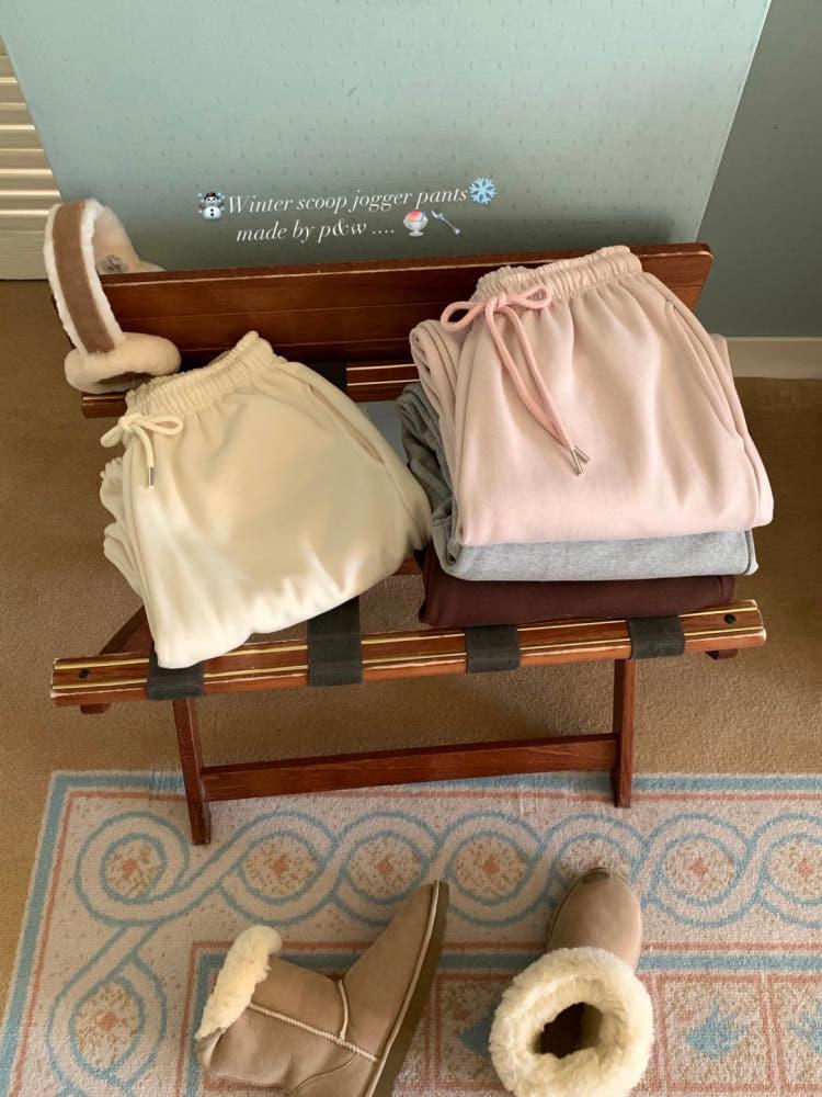 [MADE / 500장 돌파!] 윈터 스쿱 조거 팬츠 [기모]