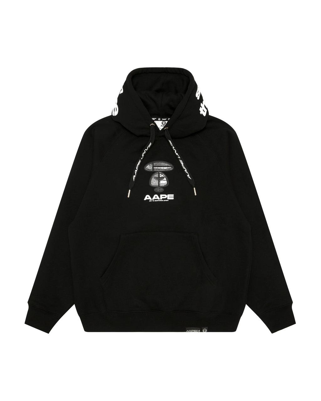 문페이스 로고 후드티