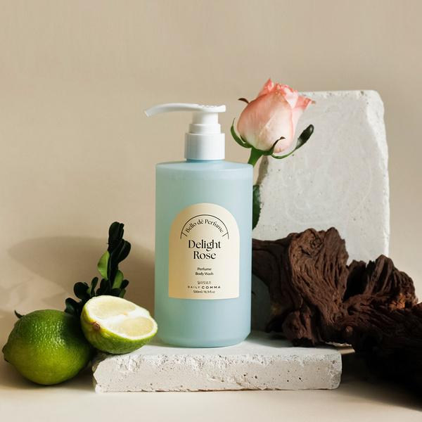 데일리콤마 벨로 드 퍼퓸 바디워시(딜라잇로즈) 500ml
