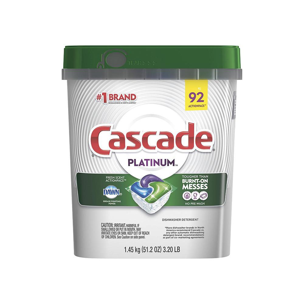 캐스케이드 플래티넘 식기세척기 세제 92개입