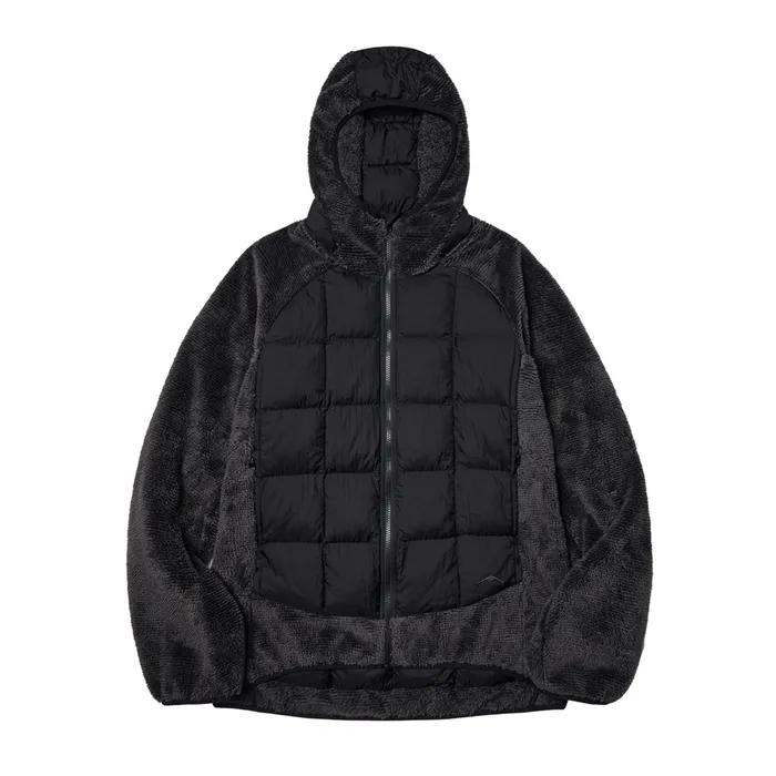 ALLOY FLEECE HOODIE JACKET (BLACK)