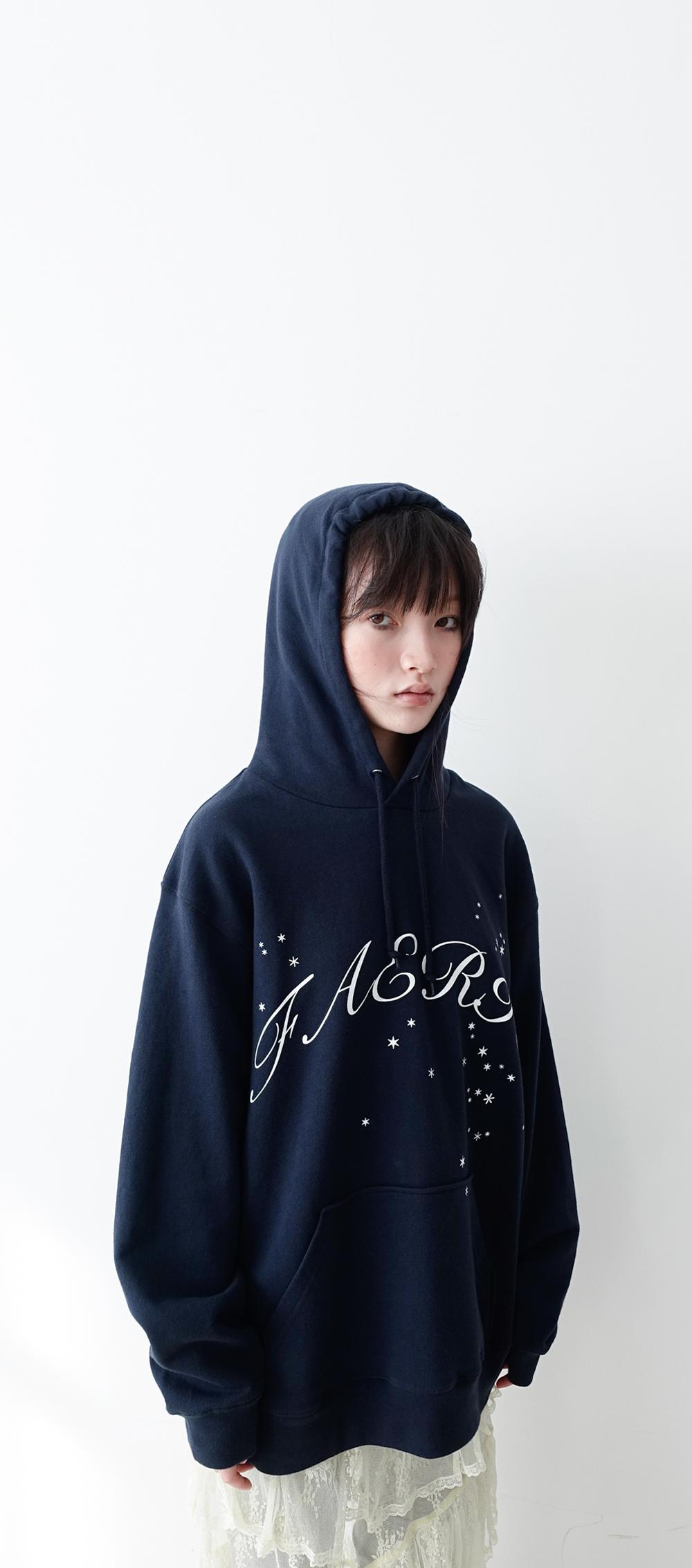 [F.E.E.S] fa.er.ie DICE hoodie (navy)