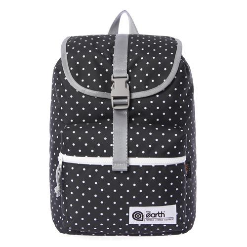 DOT 1-POCKET BACKPACK- BLACK