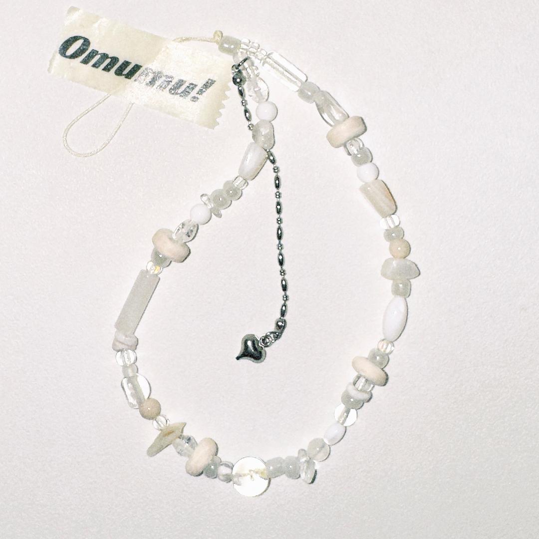 White beach phone strap 하얀 해변 폰스트랩