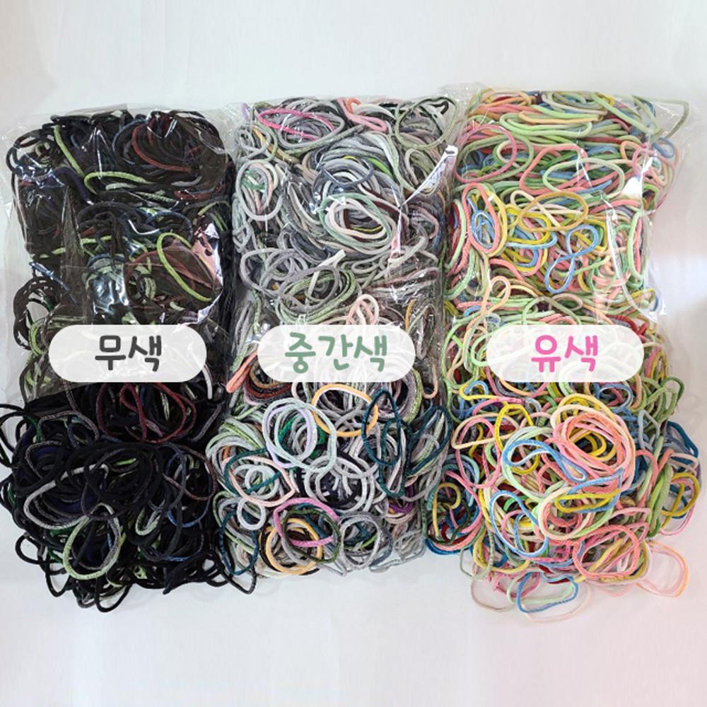 건조기 1회 먼지제거+실밥제거 업사이클링 양말목  중간색  무색 1kg 양말목공예