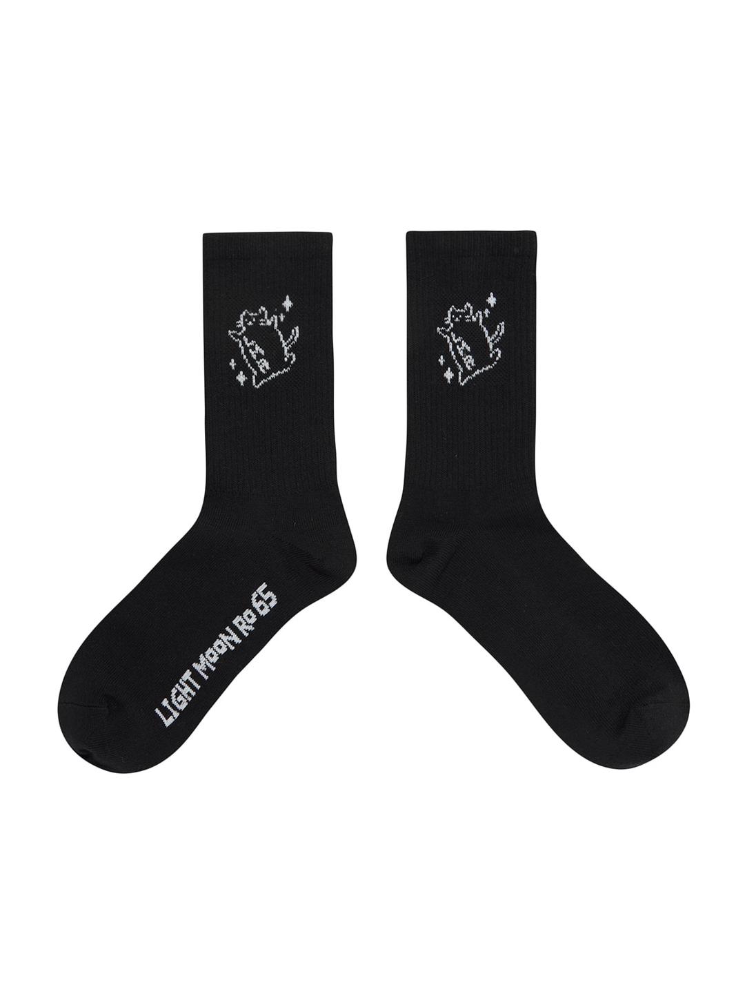 고양이 픽셀 그래픽 크루삭스 NAVY