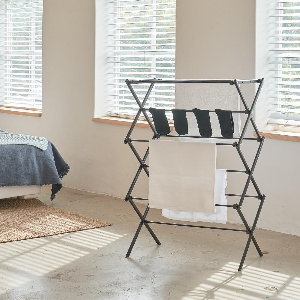 튼튼한 접이식 원룸형 미니 빨래건조대 빨래걸이