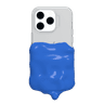 DOUBLE LAYERS CASE - CLEAR/LIGHT BLUE
