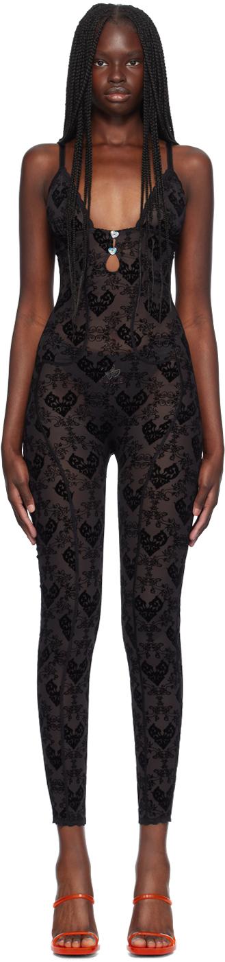 블랙 스칼렛 점프수트