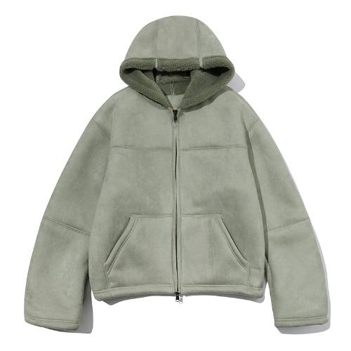 Pebble Shearling Jacket(KHAKI)