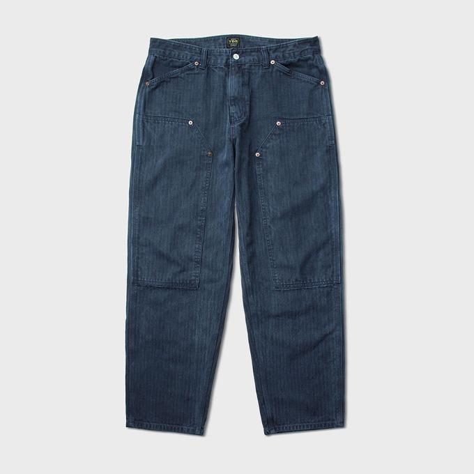 DYED HBT DOUBLE KNEE PANTS [Vintage Indigo]