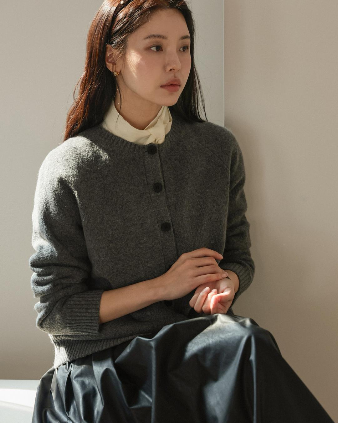 버튼 투웨이 가디건 M298