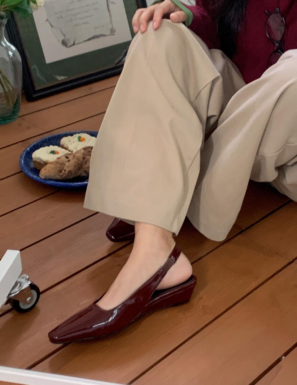 [착용감👍] 마인 심플 슬링백 힐