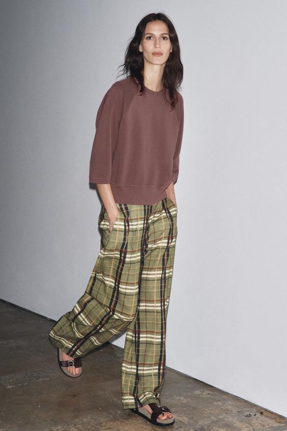 래글런 슬리브 스웨트셔츠