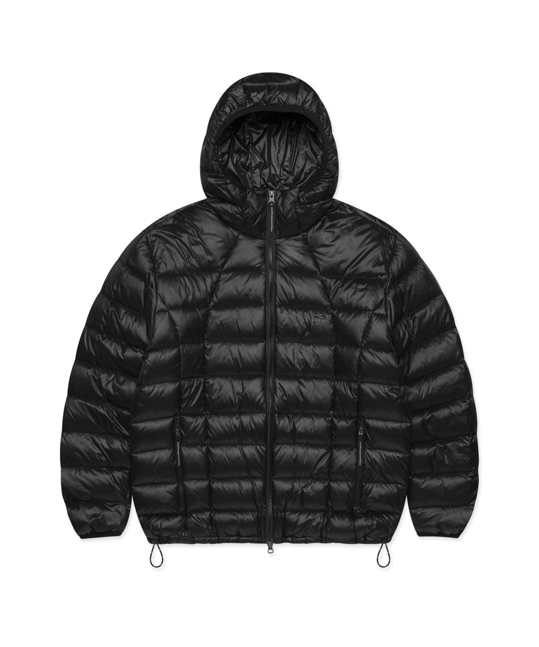 [+20% LMC20] OVAL GLOBE LIGHT WEIGHT HOODED DOWN JACKET black