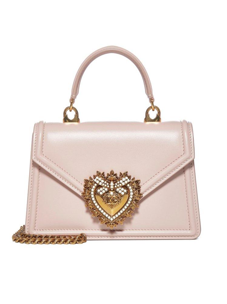 Dolce & Gabbana Devotion Embellished Small Tote Bag