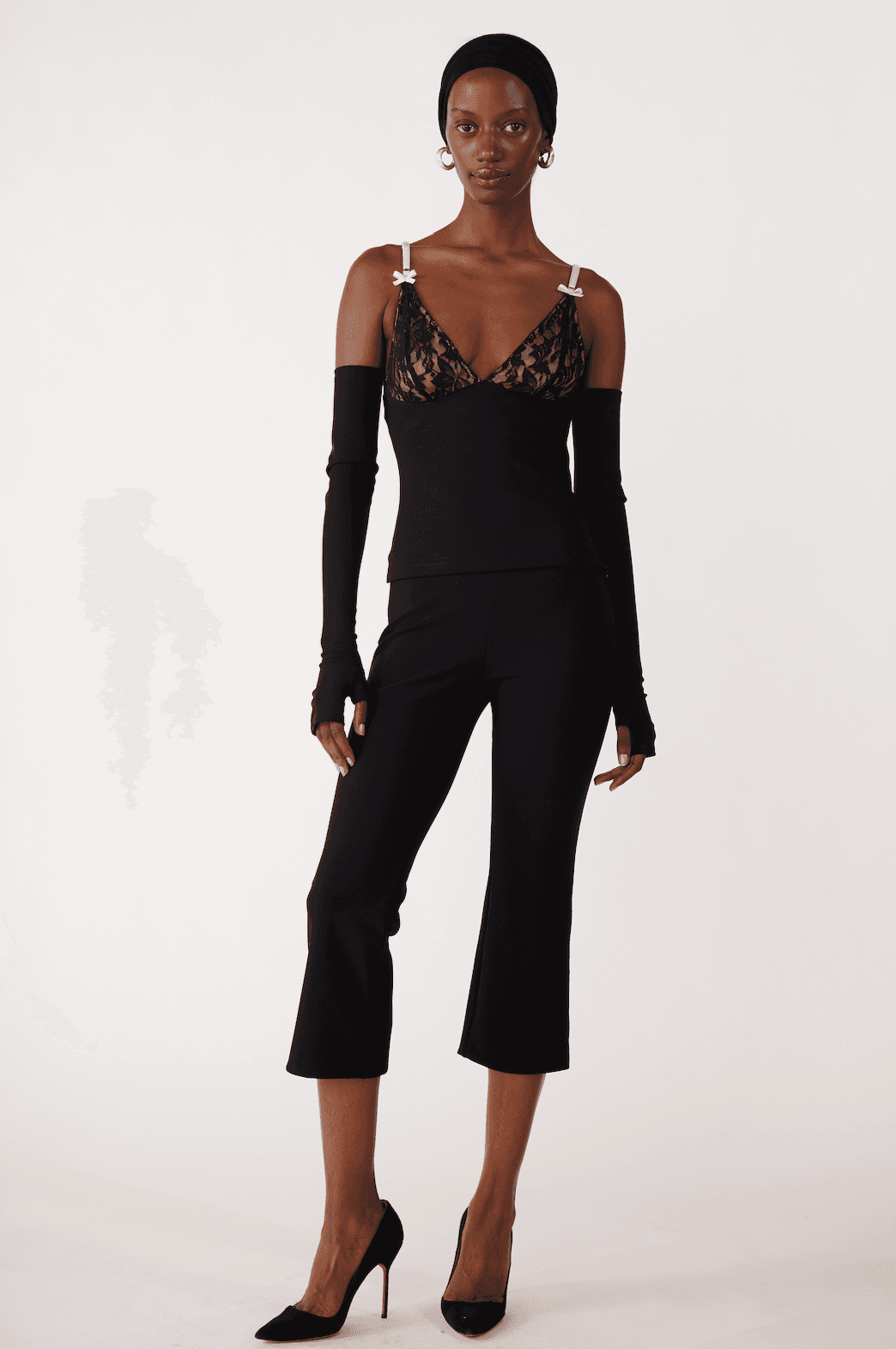 Basic Capri Knit Pant - XXS / Black