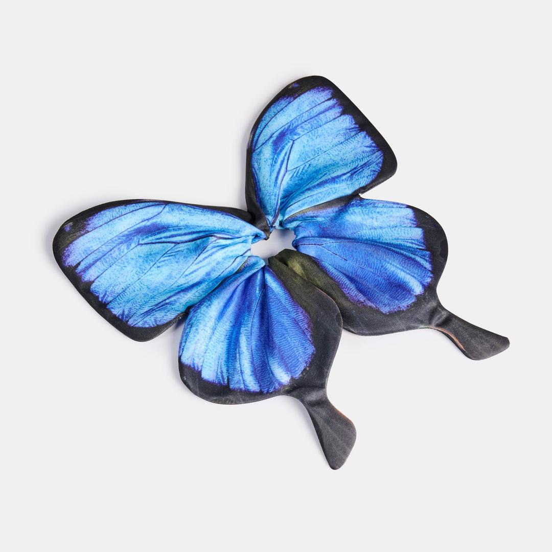 Chunks x TMG Bun Topper in Blue Swallowtail - Large