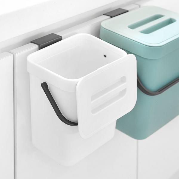 싱크대 걸이형 가정용 음식물 쓰레기통 휴지통 3colors 2sizes