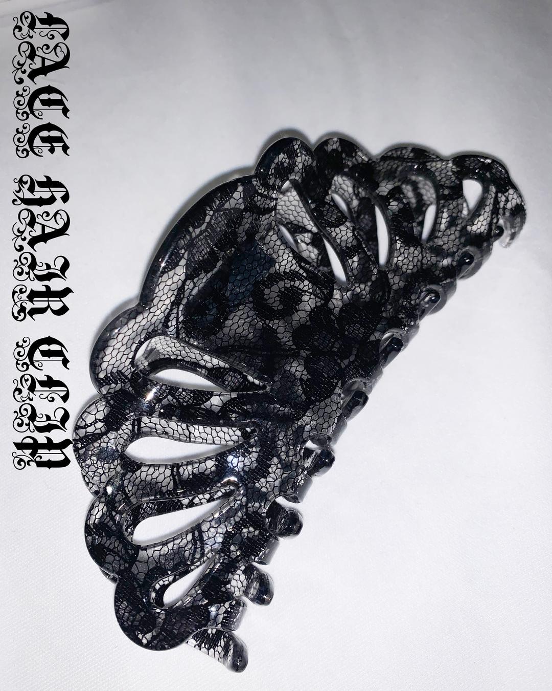 Lace hair clip