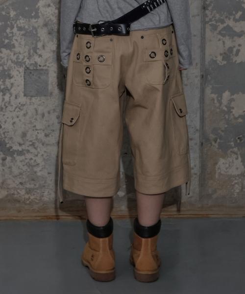크로스 포켓 버뮤다 팬츠 (BEIGE) F25ZD975