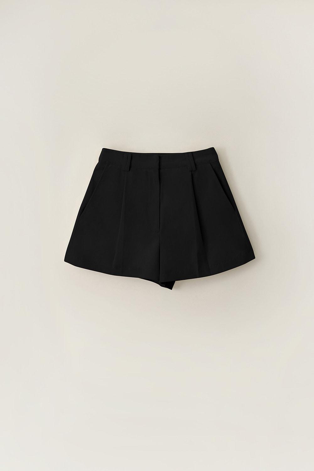 [3차] FRILL BUTTON WIDE SHORTS_TT5W402BK