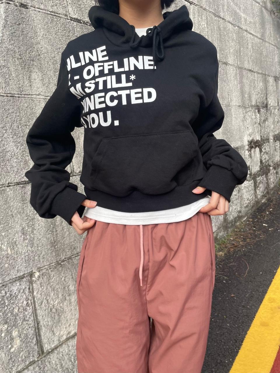 on-off hoodie tee (2color)