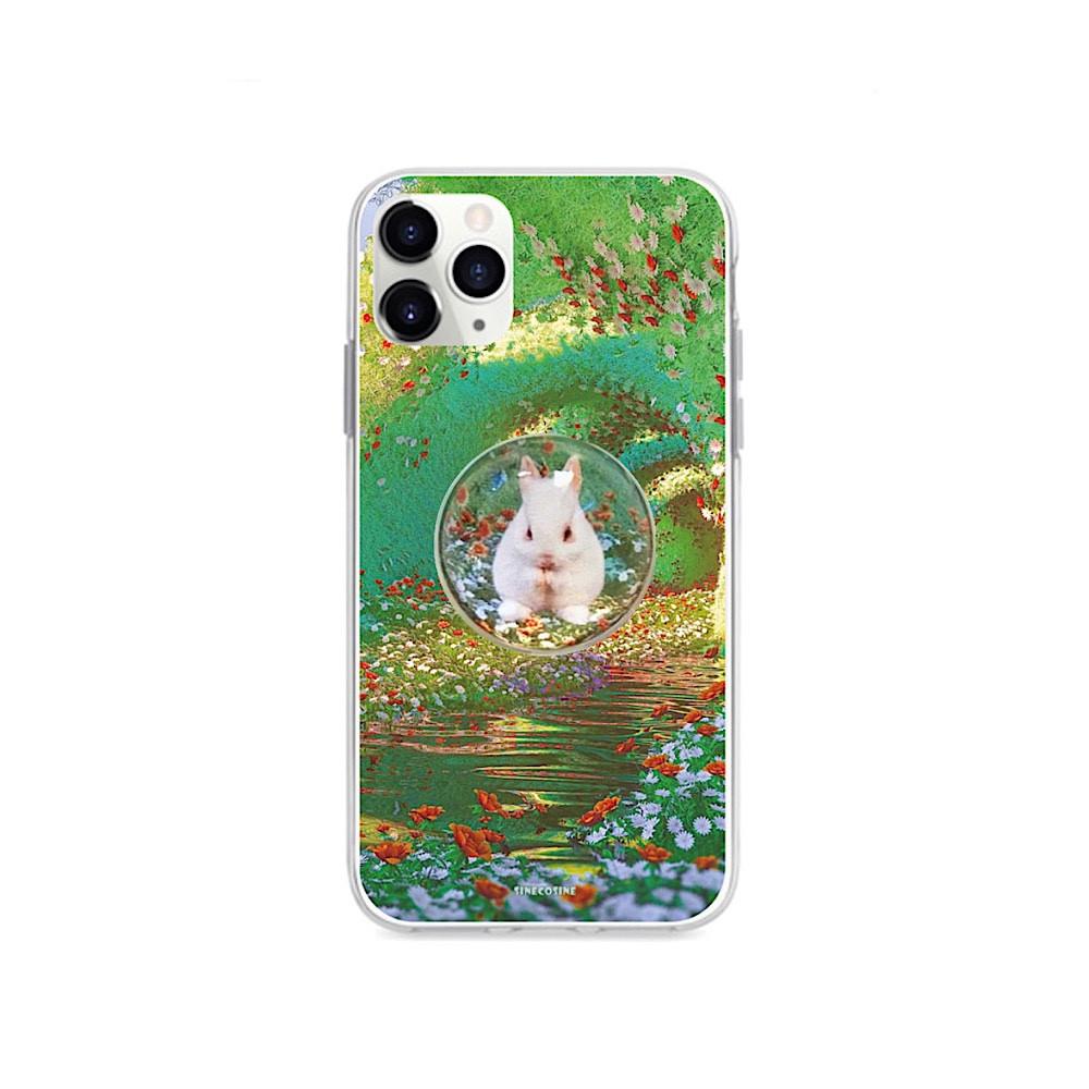 [set] flower tunnel case :  꿈속으로 토끼 꽃 봄 젤리 젤하드 하드케이스 , 사인코사인