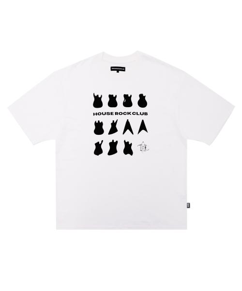 하우스 락 클럽(HOUSE ROCK CLUB)  GUITAR TEE - VINTAGE WHITE - 사이즈 & 후기 | 무신사
