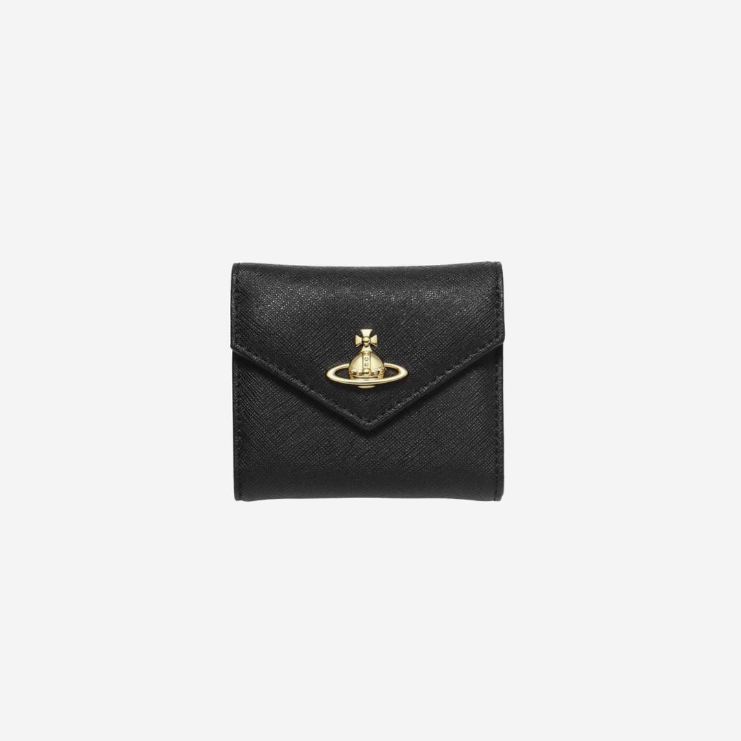 Vivienne Westwood Envelope Billfold with Pocket Black