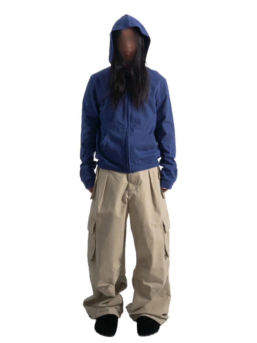 light cropped zip up hoodie (3c)