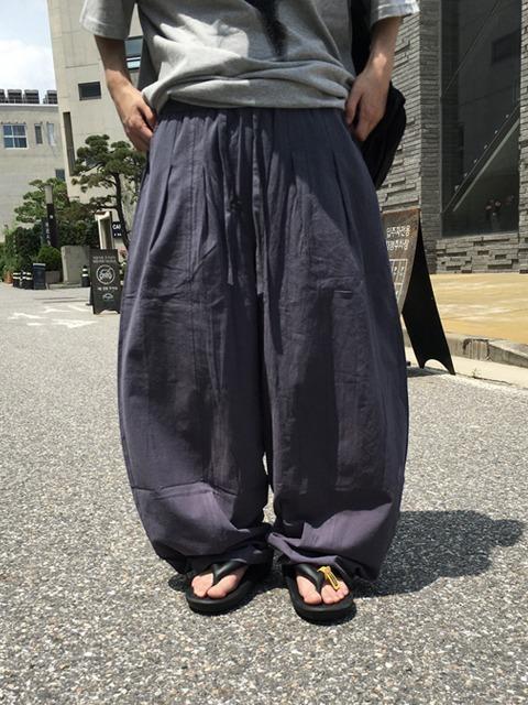 쿨브리즈 투턱 밴딩 린넨 팬츠