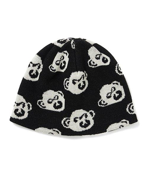 BEAR HEAD BEANIE (BLACK)