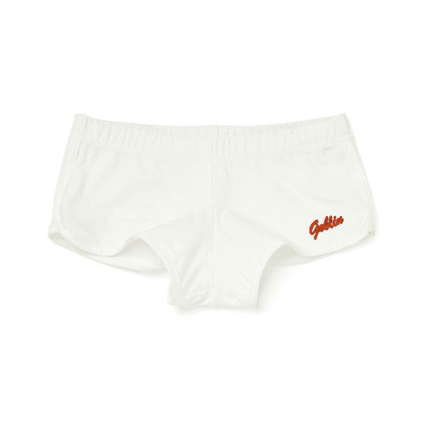 Mid-rise Swim Shorts(White)