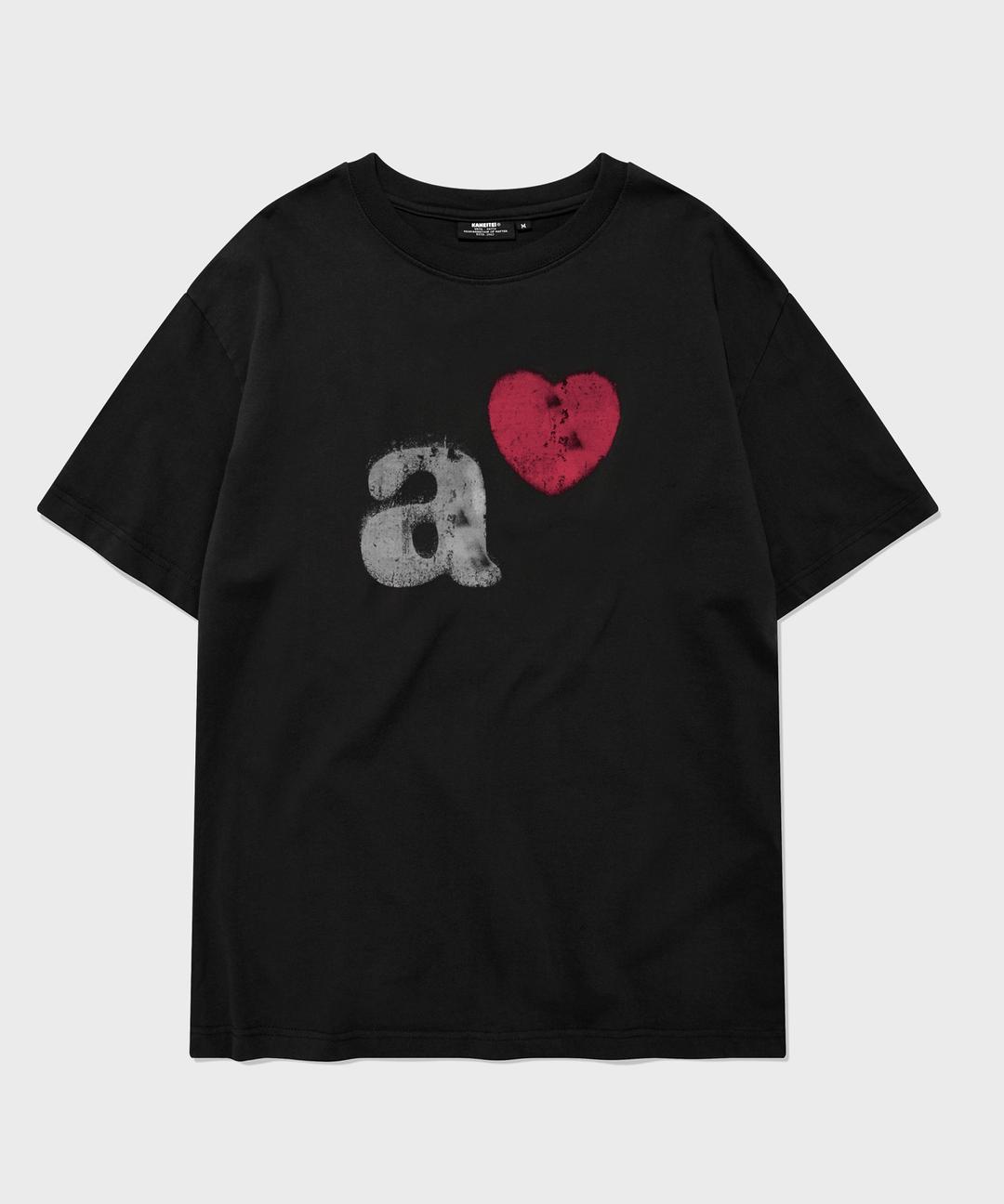 [5/2 예약발송] A LOVE SHORT SLEEVES (BLACK)