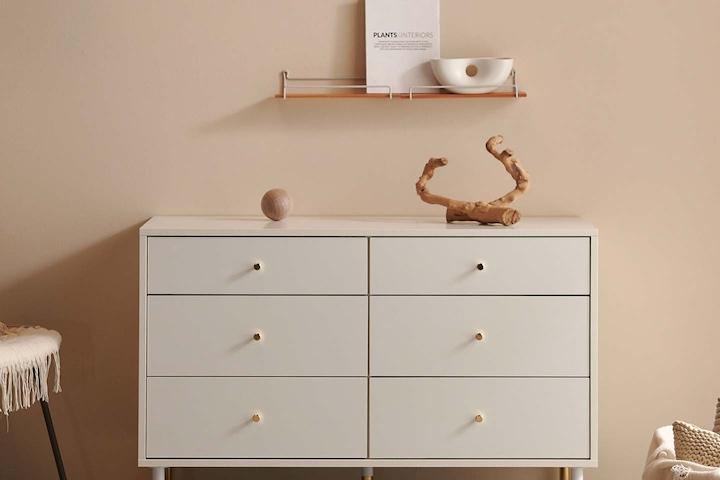 [5%쿠폰]헤이즐 1200 6단 와이드 서랍장 2colors