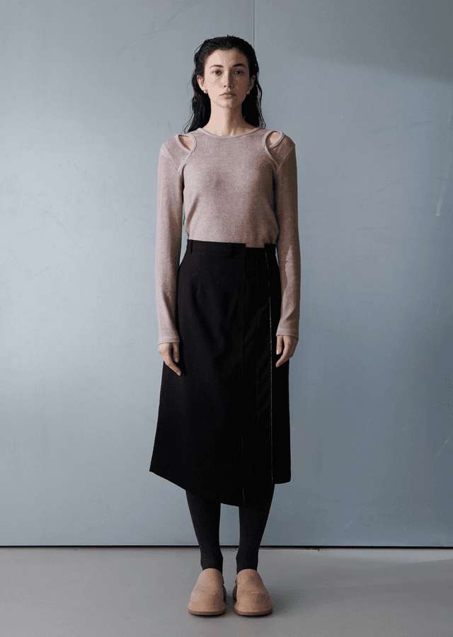 【BONNAE】Star Rivet Pleated Skort 2Colors c8f673a14d9da9e24e8b75d0679467