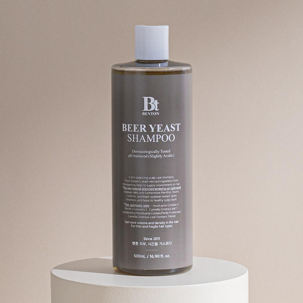 벤튼 맥주 효모 샴푸 500mL 탈모기능성샴푸 탈모완화