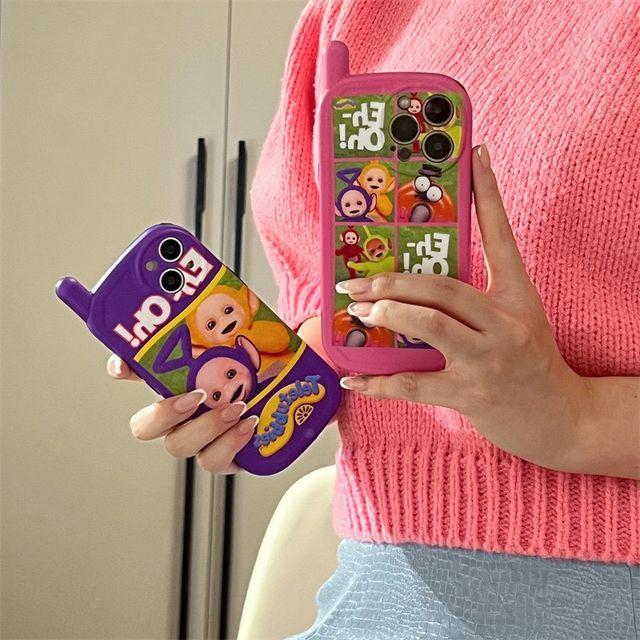 [아이폰14시리즈추가/인스증정] 에오 친구들  무전기 아이폰 폰케이스