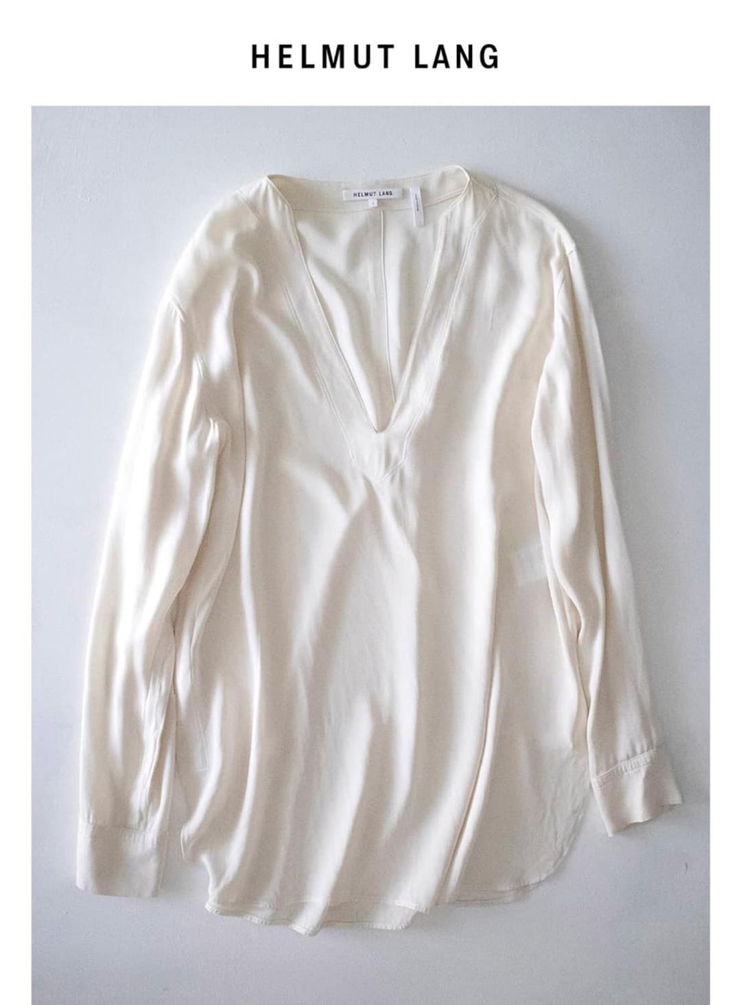 Helmut lang 실크 탑 | 후루츠패밀리