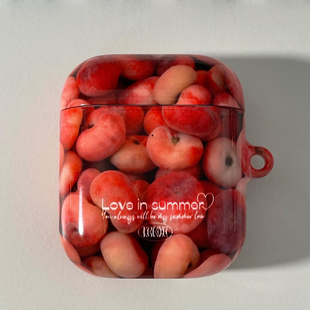 peach airpods case