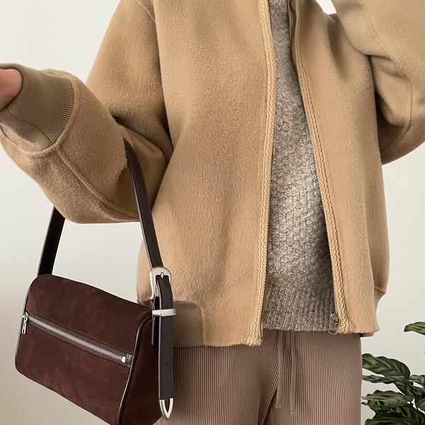 [익일배송] Weston bag - Suede brown