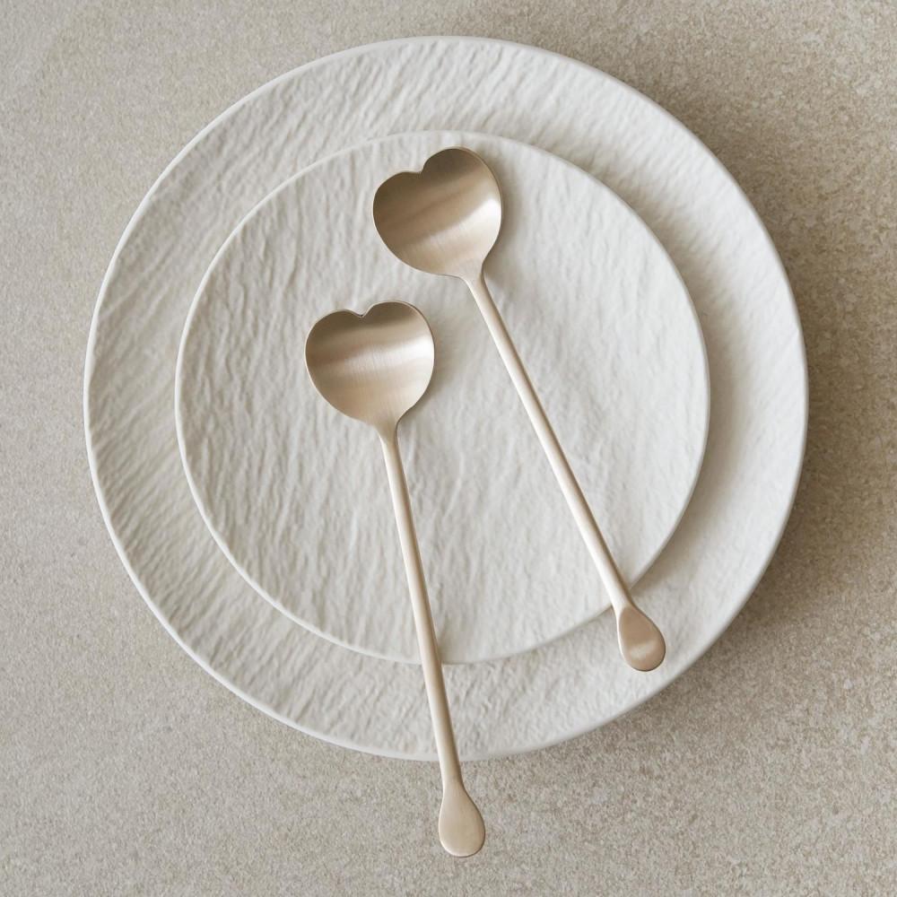 놋담 방짜유기 하트 디저트 스푼