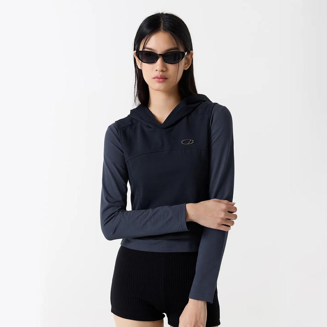 오드 시그니처 2WAY 레이어드 롱 슬리브 - NAVY