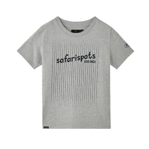 1/2 SAFARISPOTS MAGAZINE TEE (GRAY)
