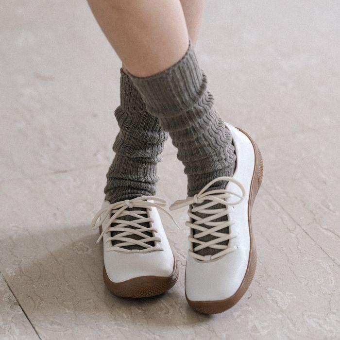 Ribbon Cross Sneakers_2 Colors
