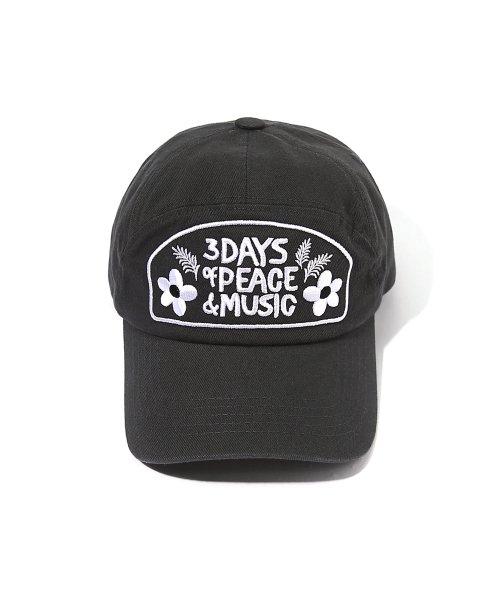 Peace and Music Pannel Cap Black